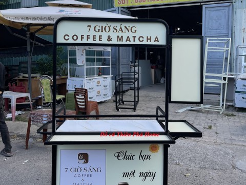 Xe Đẩy Bán Cafe Mang Đi Giá Tận Xưởng Tại Đà Nẵng