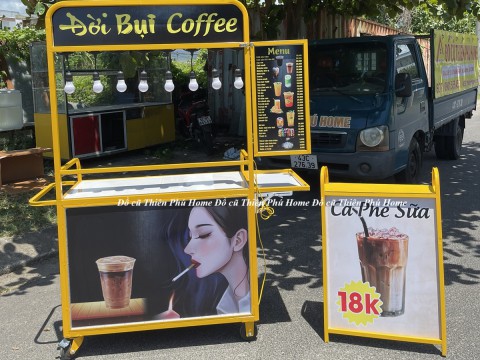 Xe Bán Cafe Mang Đi Giá Tận Xưởng Tại Đà Nẵng - Xe Đẩy Cafe