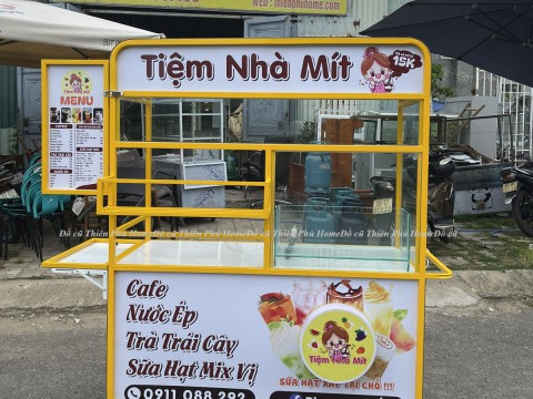 Đồ cũ Thiên Phú Home - Mẫu Xe Trà Trái Cây - Trà Đào Giá Rẻ Tại Đà Nẵng - Xe Đẩy Khởi Nghiệp